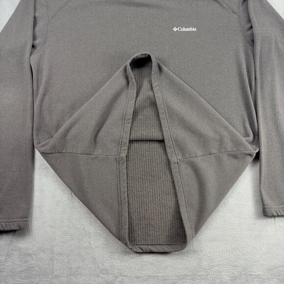 Columbia Omni-Wick Base Layer Thermal Shirt Men's XL Brown Long Sleeve Wicking - Picture 3 of 8